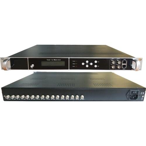 DVB-T2 / S2 / C to (DVB-T / C / ATSC / ISDB / DTMB) / IP / ASI DVB code stream receiver and modulation all-in-one machine