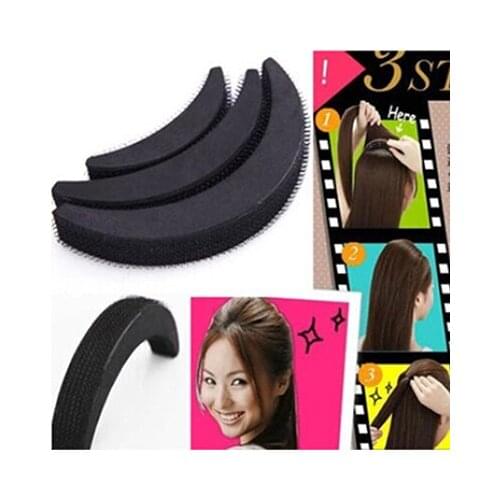 3 Size/Set Hot Sponge Hair Maker Styling Twist Magic Bun Hair Base Bump Styling Insert Tool Volume Hairpins