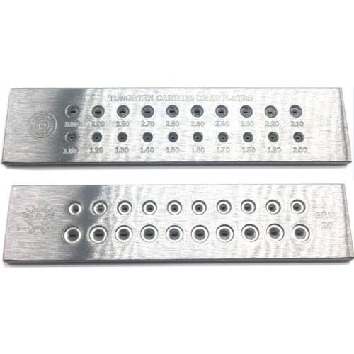 75% Oval Drawplate Tungsten Carbide Wire Drawplate Jewellery Wire Pulling Tool for Jewelry Making 1.1-3.0MM