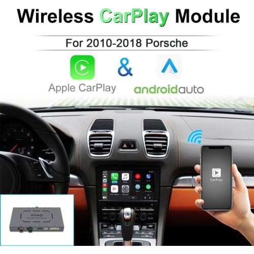 JoyeAuto Wireless Apple Carplay For Porsche 911 Bosxter Cayman Macan Cayenne Panamera PCM3.1 CDR3.1 PCM4.0 Android Auto Module