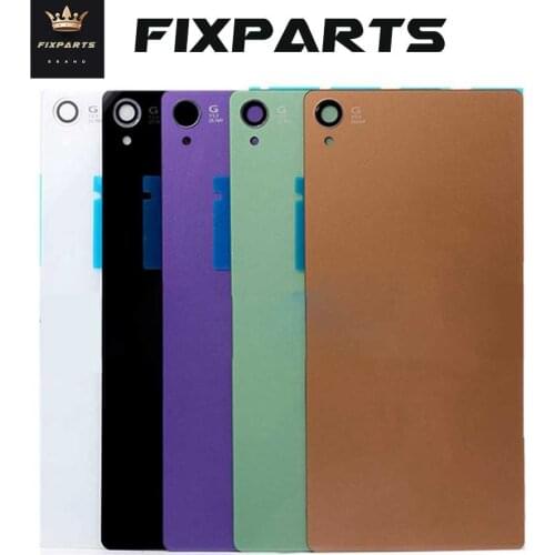 New Z2 Z3 Back Cover For Sony Xperia Z3 L55T Back Battery Cover Housing Glass Z2 D6543 L50W D6643 D6653 D6633 Case Rear Door