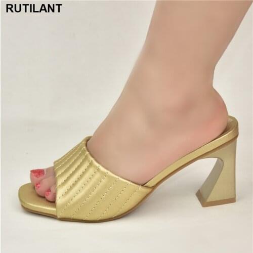 New Ladies Slippers Shoes Rhinestone Women Wedding Shoes Italian High Heels Autumn Slipper for Wedding 2021 Sexy Platform Pumps