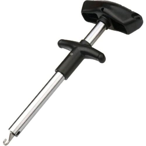 New Lightweight T-Shaped Fishing Lure Remover Aluminum Tube Hooks Detacher Portable Fish Hooks Out Extractor Fishing Accessories