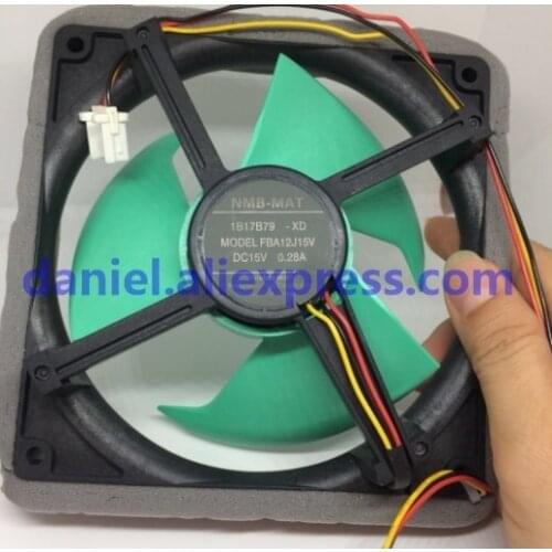 New original NMB- FBA12J15V 15V 0.28A fan/motor matsushita 3-wire refrigerator cooling fan