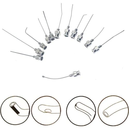 Stainless steel Ophthalmic Lacrimal Viscoelastic Air Injection Cannula Ophthalmic Eye Instrument 1PCS