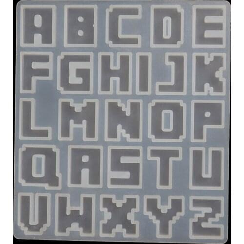 Handmade Craft DIY Letter Mould Epoxy Resin Molds For jewelry Making Supplies