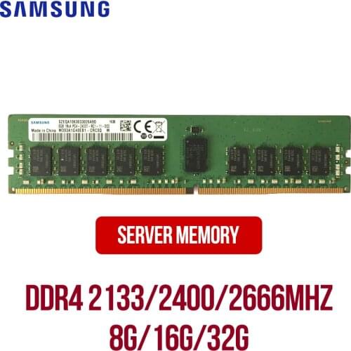 Samsung DDR4 Server RAM 8GB 16GB 32GB 64GB 2133/2400/2666/2933MHZ ECC REG Server Memory 32g 16g 8g Server ram