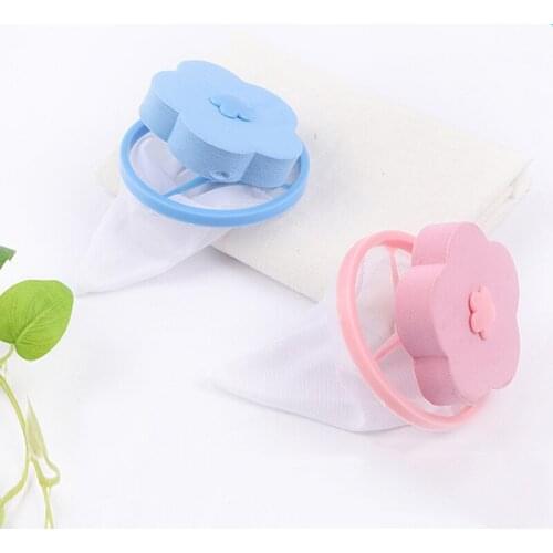 High Quality Mesh Filter Bag Washing Machine Hair Removal Device Cleaning Ball Net Pouch For Small Portable Washers Dropship