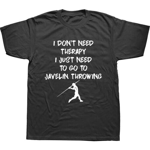 Javelin Throw Birthday Funny Unisex Graphic Fashion New Cotton Short Sleeve T Shirts O-Neck Harajuku T-shirt