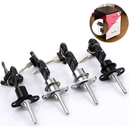 1PCS Cam Cylinder Locks Zinc alloy Security Locks for Door Cabinet Mailbox Drawer Cupboard With Plastic keys Furniture Hardware