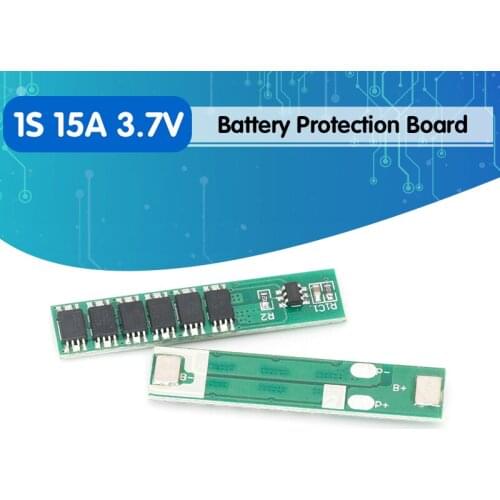 1S 15A li-ion BMS PCM battery protection board pcm for 18650 lithium ion li battery