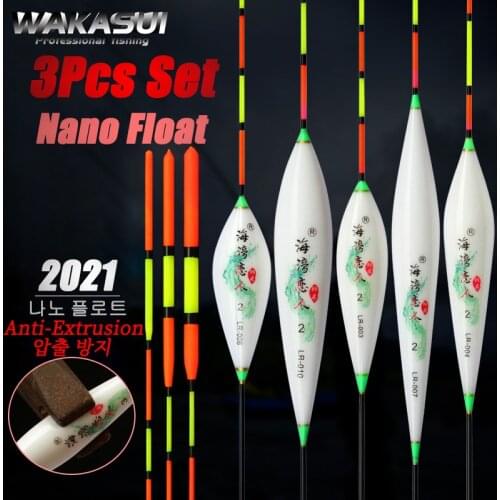 3Pcs/Lot Fishing Float Carp Big fish Composite Nano Ball Great Visible Fishing-Accessories 1G/5G Tackles Jujube buoy Vertical