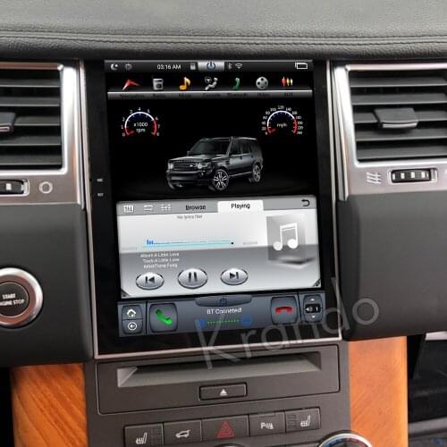 Krando Android 4.4 10.4'' verticial screen car entertainment system for Range Rover 2011-2013 radio audio stereo WIFI