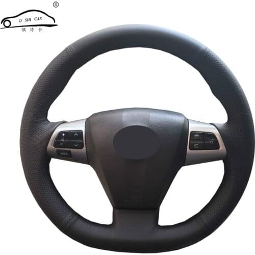 Steering wheel cover for Toyota Corolla 2011 2012 2013 RAV4 2011 2012/Toyota Verso EZ Avensis/Custom made Steering wheel cover