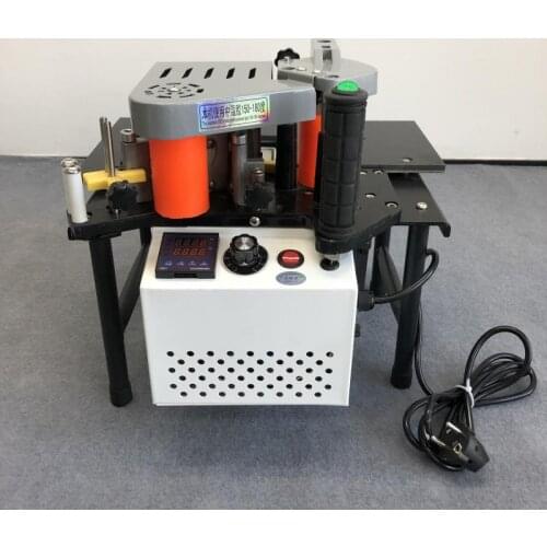 EU RU Manual Edge Banding Machine Double Side Gluing Portable Edge Bander Woodworking Edge Banding Machine 220V 1200W