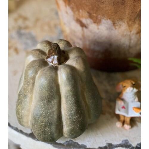 Farmhouse retro handicraft resin small pumpkin tabletop ornaments