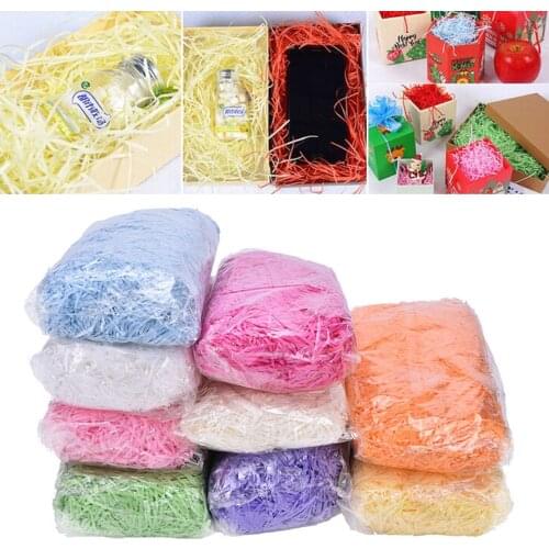 JX-LCLYL 100g/Pack Shredded Tissue Paper Baker Filler Package Wrap Gift Bags Box Hamper