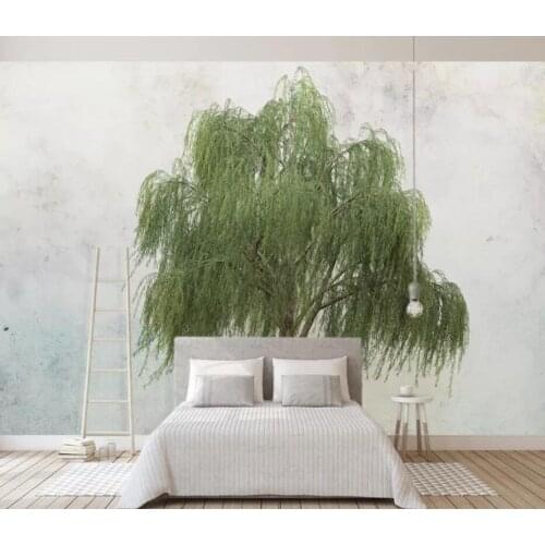 Creative tree modern simple 3d TV background wall decoration wallpaper murals