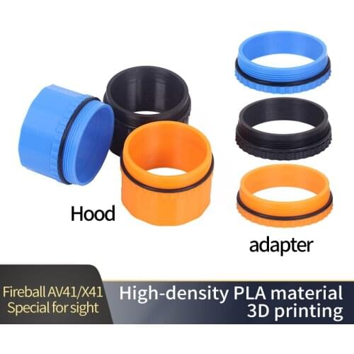 Bow Sight Lens Hood and Adapter Set Kit for Shooting Archery Lens Adaptor Hunting Accessories