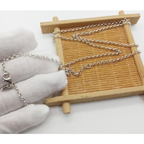 Fashion Jewelry Basic Chain Necklace Can Be Matched with Small, Medium O Pendants