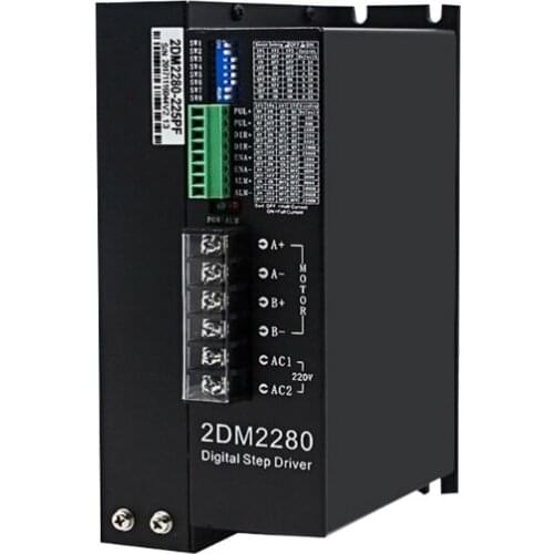 2DM2280 2 Phase NEMA42 NEMA52 Stepper Motor Driver 32bit DSP AC80-220V 8.2A Engraving Machine / zipper Machine Motor