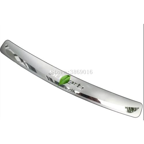 Stainless Steel Rear Bumper Sill Car Accessories Trunk Trim For Skoda Superb 2016 2017 2018