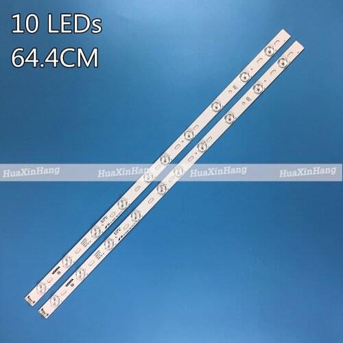 100%New For KONKA 32inch TV KL32GT618 LED backlight 35017727 10leds 64.4cm 1set=2 pieces