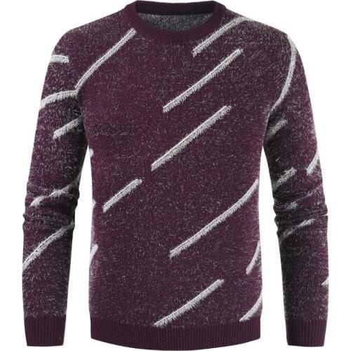 New Pullover Sweaters Spring Long Sleeve Shirt Homme Fashion Mens Clothes Smart Casual Male Sweaters Slim Fit Solid