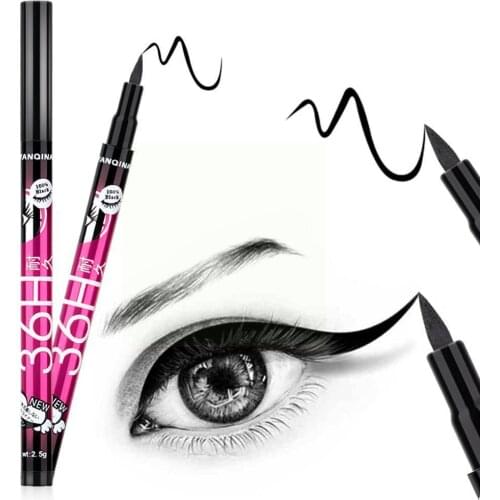 4 Color Eye Makeup Waterproof Neon Colorful Liquid Up Eyeliner Long-lasting Pencil Liner Make Eye Comestics Black Pen J7H0