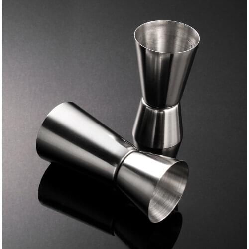 15/30ml or 25/50ml Stainless Steel Cocktail Shaker Measure Cup Dual Shot Drink Spirit Measure Jigger Kitchen Gadgets