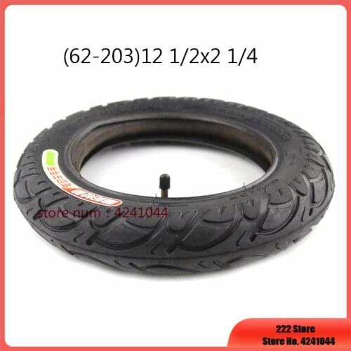 Tyre 12 1/2X2 1/4 ( 62-203 ) fits Many Gas Electric Scooters 12 Inch tube Tire For ST1201 ST1202 e-Bike 12 1/2X2 1/4