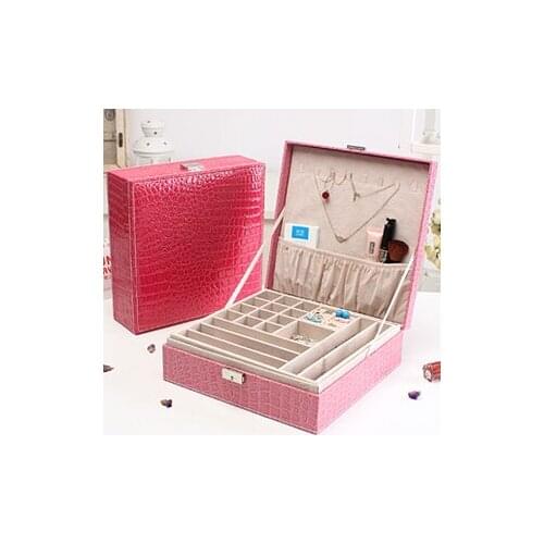 Large Capacity Jewelry Boxes Creative Wedding Gift Jewelry Storage Boxes Fashion Makeup Watch Jewelry Storage Boxes