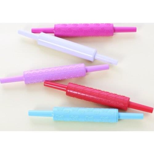 1pc 24x2.5cm Kitchen Non-Stick Rolling Pin Cookie Biscuits Fondant Dough Roller Rolling Pin Embossing Mold DIY Baking Cook Tools