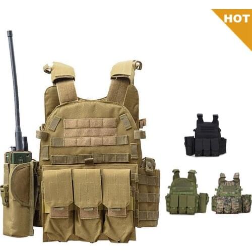 Tactical Vest Molle Vest Military Accessories Body Armor Army Airsoft Combat Gear CS War Game Hunting Clothing Magazine Pouch