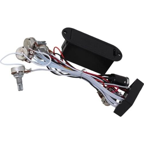 Tooyful EQ 3 Band Bass Guitar Active Equalizer Preamp Pickup 1 Volume + 3 Tone pots for Instrument Accessory