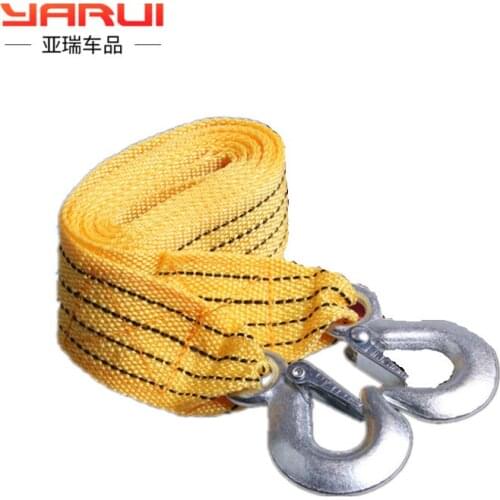 Car trailer rope 3 m 3 t double deck thickened cross country decoration rescue car with strong pulling rope