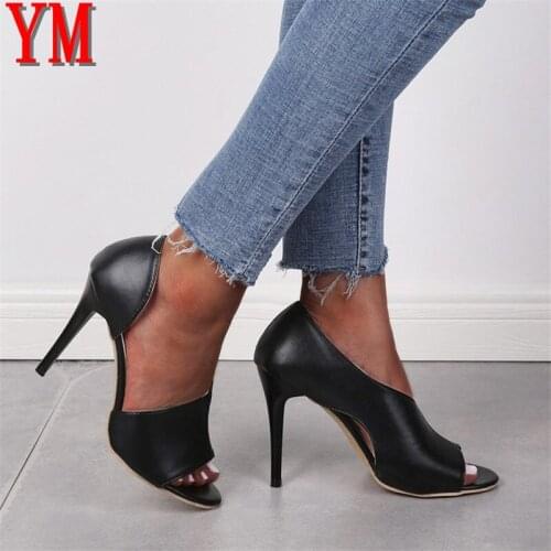 Spring Summer Hot Women Pump Sol Fashion Spell Color High Heels Single Shoes Female Patent Leather Wedding Party Woman Gladiator