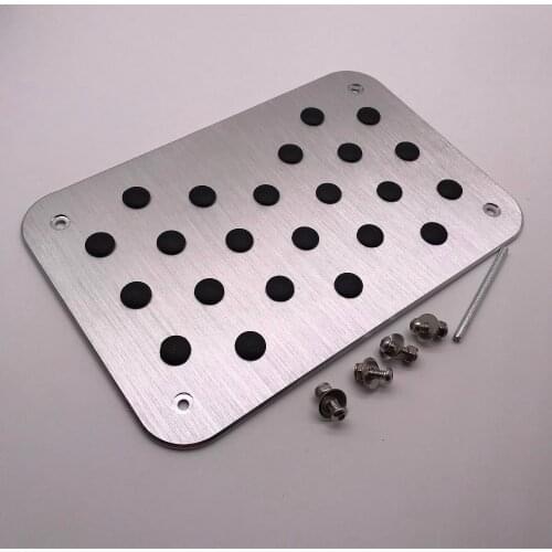 TTCR-II Car Accessory Universal Foot Rest Modified Pedal Floor Carpet Mat Refit Pad for BYD CHERY QQ TIGGO Arrizo Cowin QIYUN