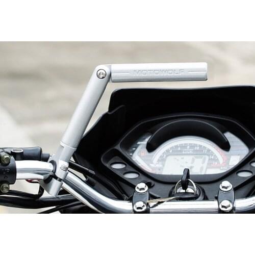 MOTOWOLF Universal Modified Multifunction Phone/GPS/Spotlight/Headlight Mounting Bracket Holder for Motorcycle/Scooter/Sportbike