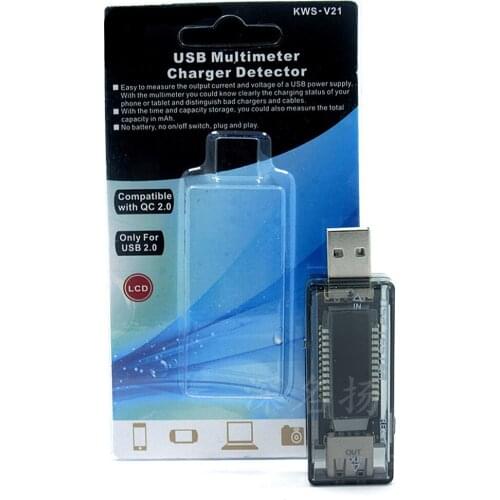 Digital Display USB Tester 4-20V Current Voltage Detector Support QC2.0 Fast Charge
