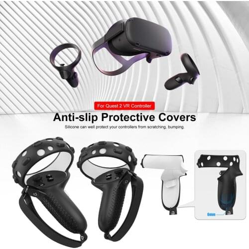 New Full Protective Sleeve For Oculus Quest 2 Touch Controller Cover Skin Handle Shell Knuckle Strap Grip Oculus 2 Accessories