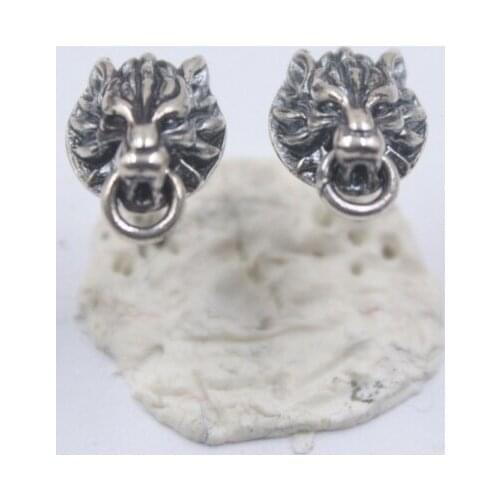 Pure 925 Sterling Silver Stud Earrings For Women with Dragon-Head Shape Earrings