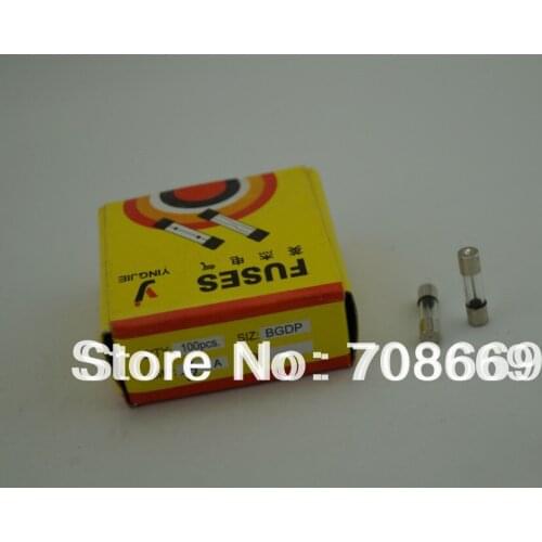 100pcs Fast Blow Glass Fuse, 5mm x 20mm 250V 6A