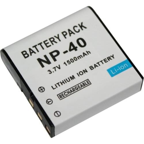 3.7V 1500mAh NP-40 CNP-40 CNP 40 CNP40 Rechargeable Camera Battery For Casio EX-Z30 Z40 Z50 Z55 Z57 Z750 EX-P505 P600 P700 PM200