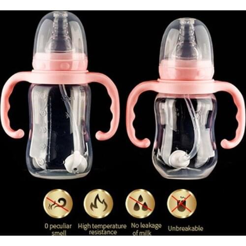Baby Newborn Nursing Nipple Bottle sIlicone Pacifier Milk Water Feeding Kids Nursing Care Feeder Fruit Juice Milk Bottles