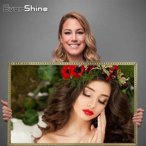 Evershine Photo Custom Diamond Painting Full Square Diamond Mosaic Full Layout Cross Stitch Mosaic Picture Of Rhinestone Crafts