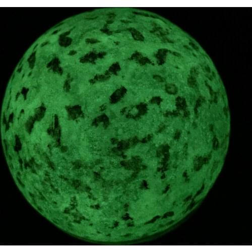 Quartz Crystal Luminous Ball Spheres Decoration Crafts Natural Luminous Stone Calcite Blue Glow In The Dark