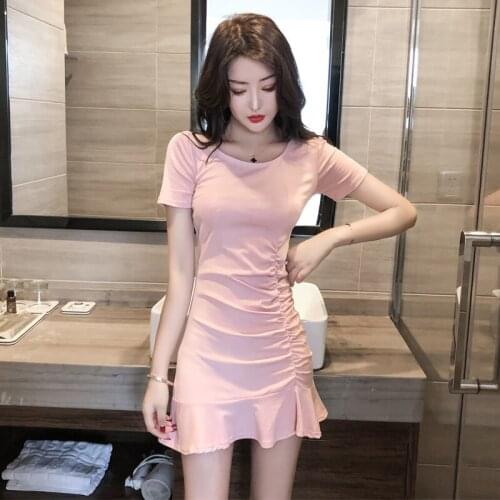 Summer wear cultivate ones morality show thin package hip skirt restoring ancient ways fashion female dress