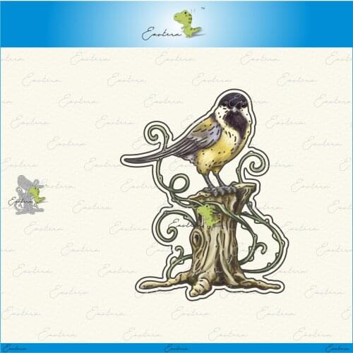 Bird on Perch metal cutting dies 2021 new diy molds Scrapbooking Paper Making die cuts crafts