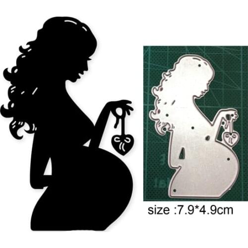 Pregnant mothers love Metal Cutting Dies Scrapbooking New Craft Stamps die Cut Embossing Card Making Stencil